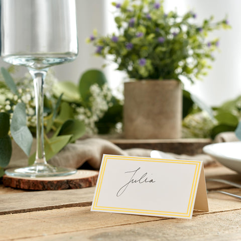 Durable card stock of The Twiddlers 200 name cards for events