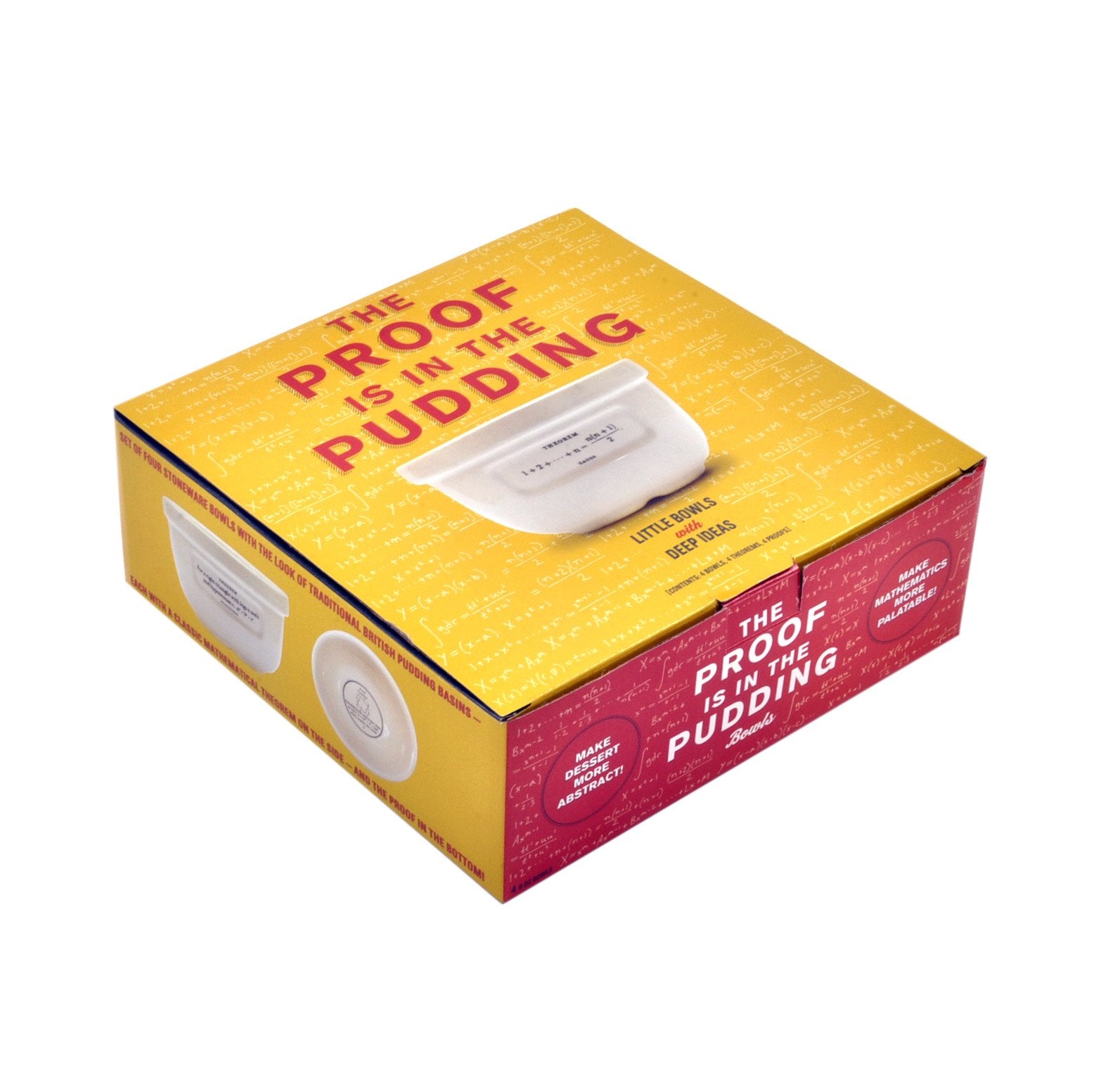 The Unemployed Philosophers Guild proof bowls feature Gauss motif, ideal for gifting mathematicians.