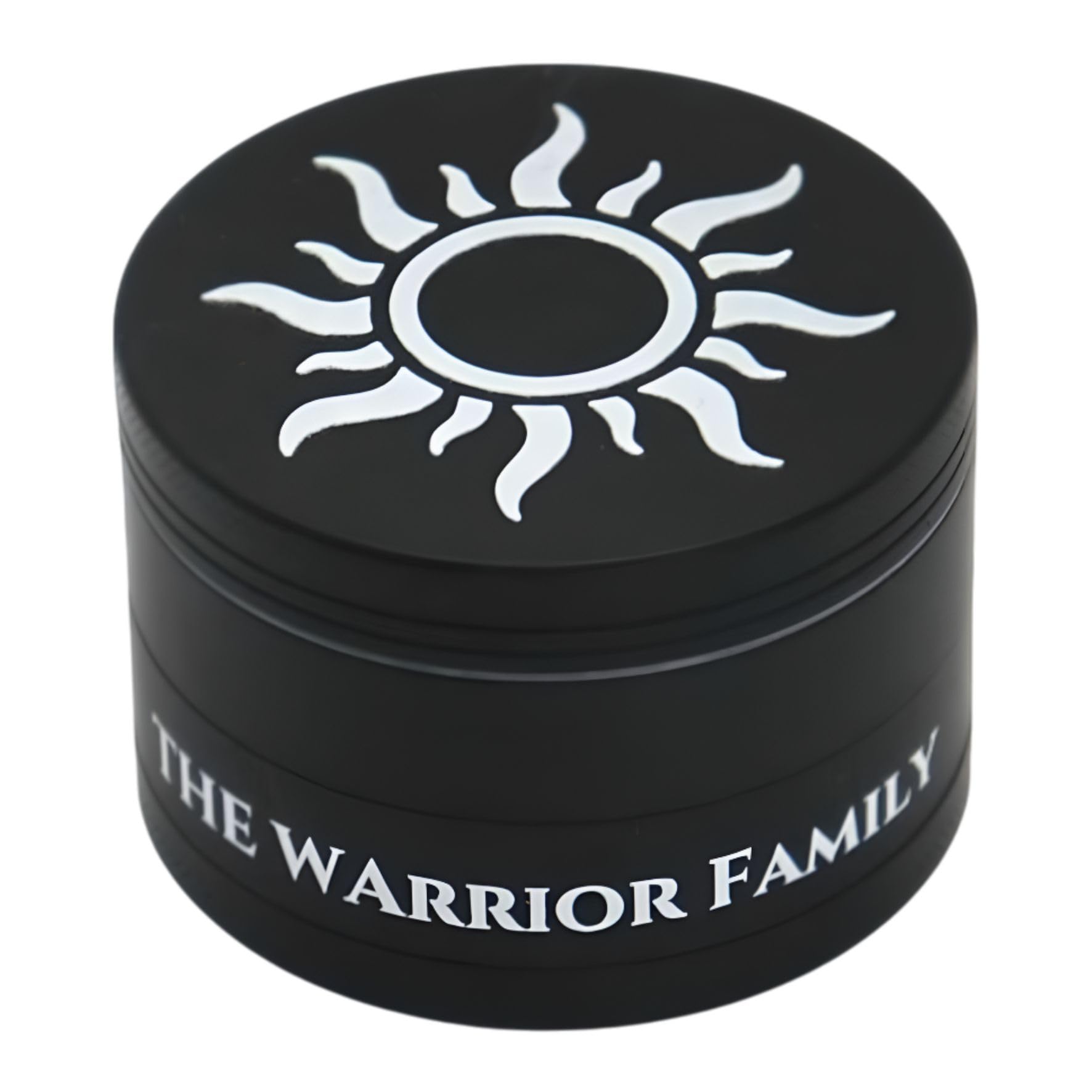 The Warrior Family 4-Piece grinder with CNC-milled teeth for consistent spice grinds
