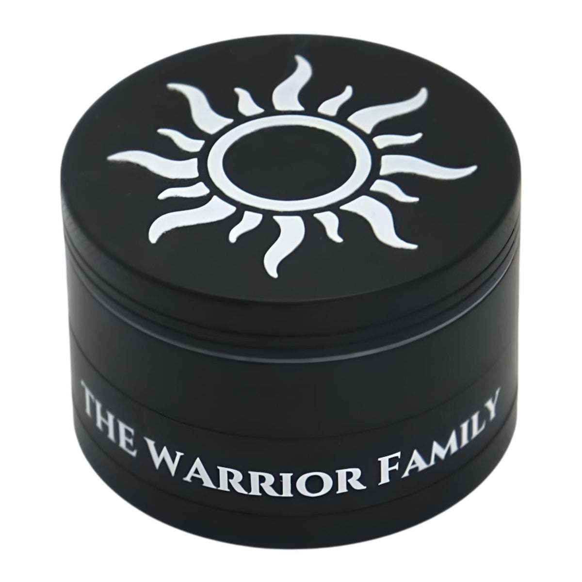 The Warrior Family 4-Piece grinder with CNC-milled teeth for consistent spice grinds