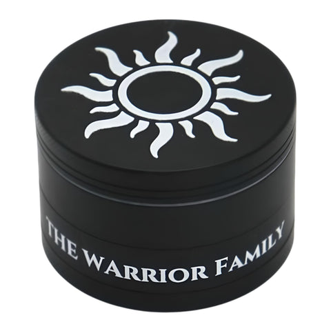 The Warrior Family 4-Piece grinder with CNC-milled teeth for consistent spice grinds