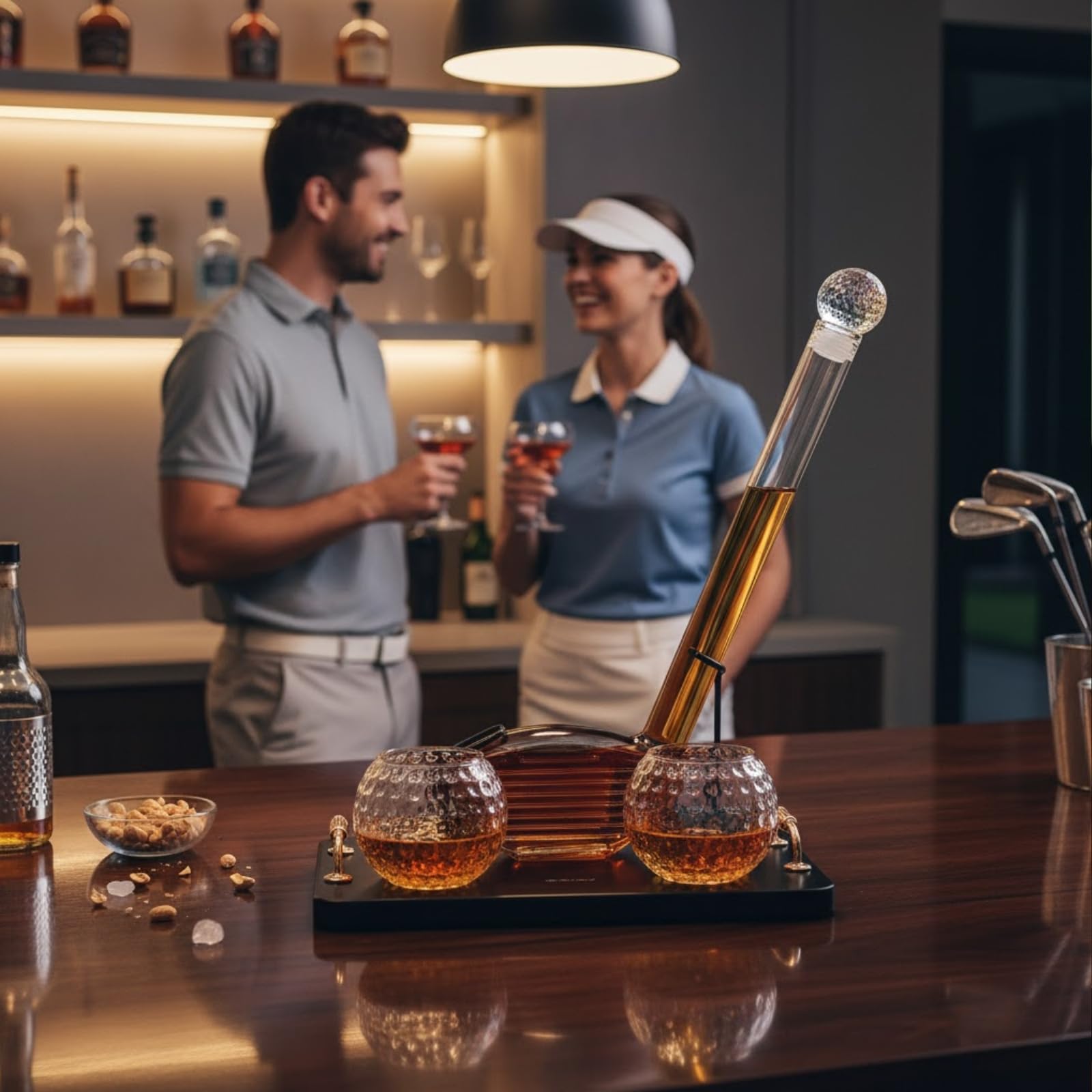 The Wine Savant bar display set elevates any home or office space