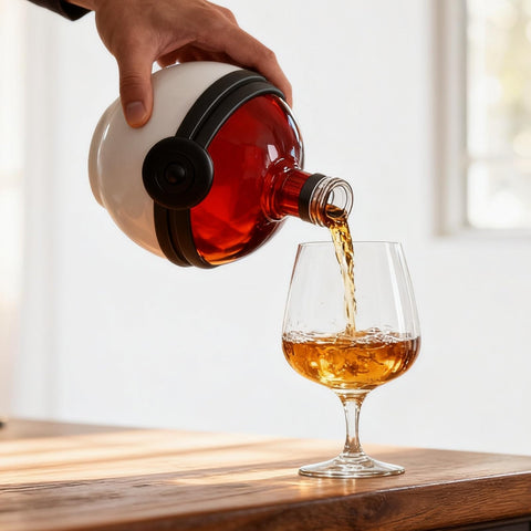 The Wine Savant collectible glass for fans of gaming and themed accessories.