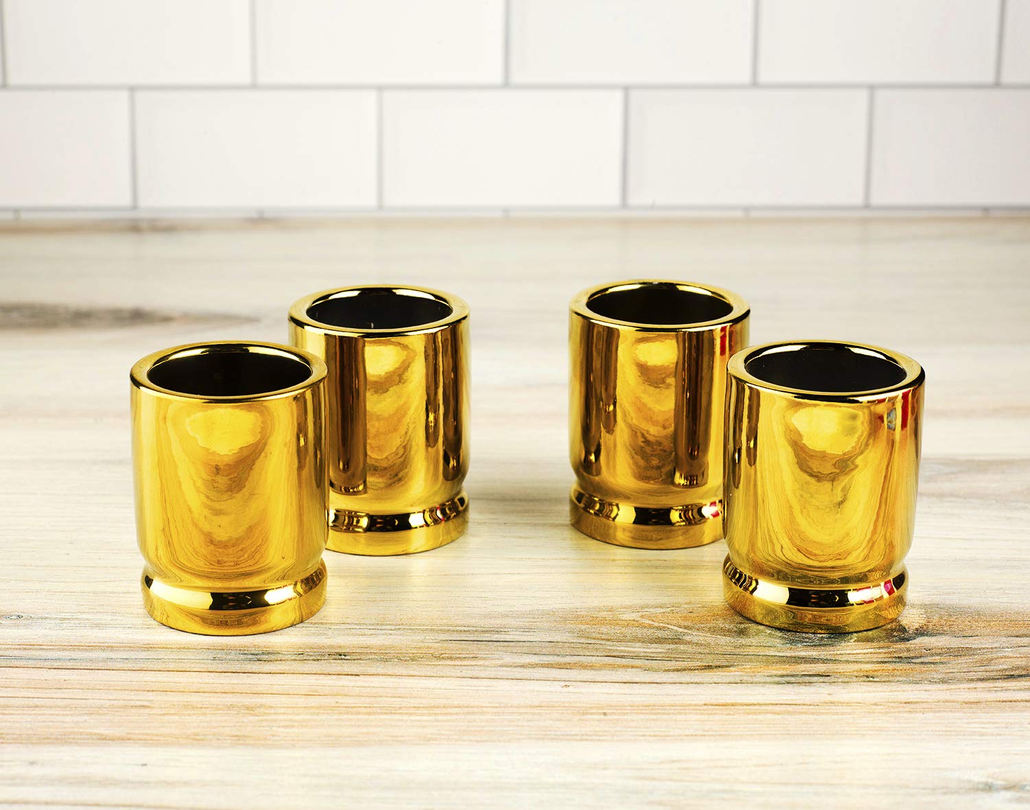 The Wine Savant shot glasses highlight 2 oz capacity for precise pours.