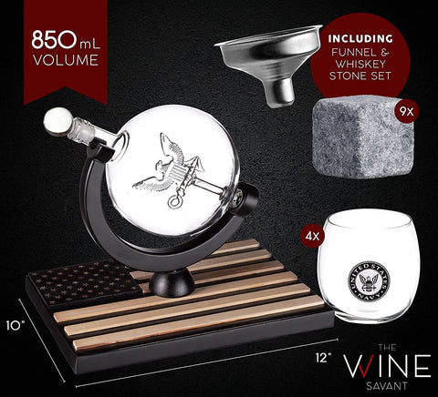 The Wine Savant slim-neck pour aids precise pouring