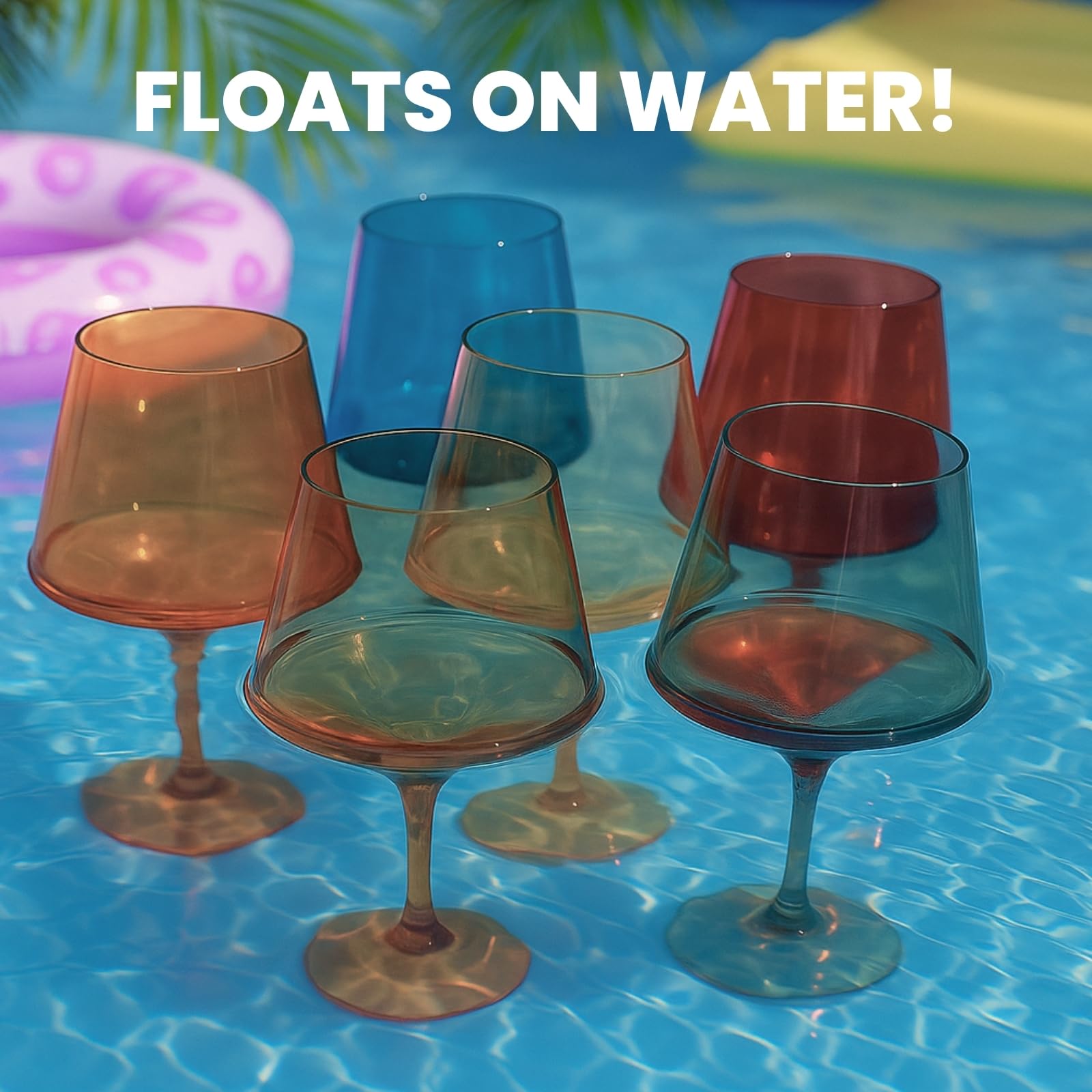 The Wine Savant six-color variety supports color-coded servings for guests and themed events.