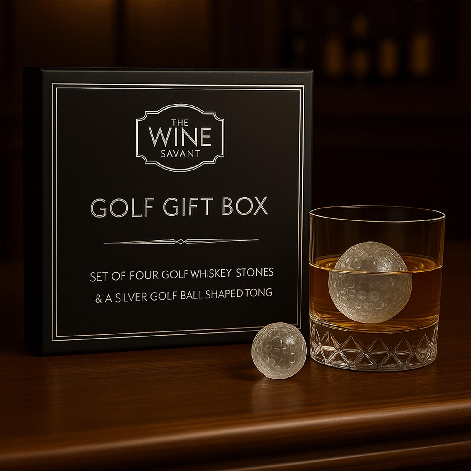 The Wine Savant whiskey glasses set ready for refined tastings.