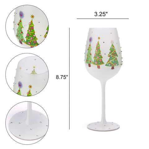 The Wine Savant winter wine glasses capture seasonal charm for cozy fireside evenings.