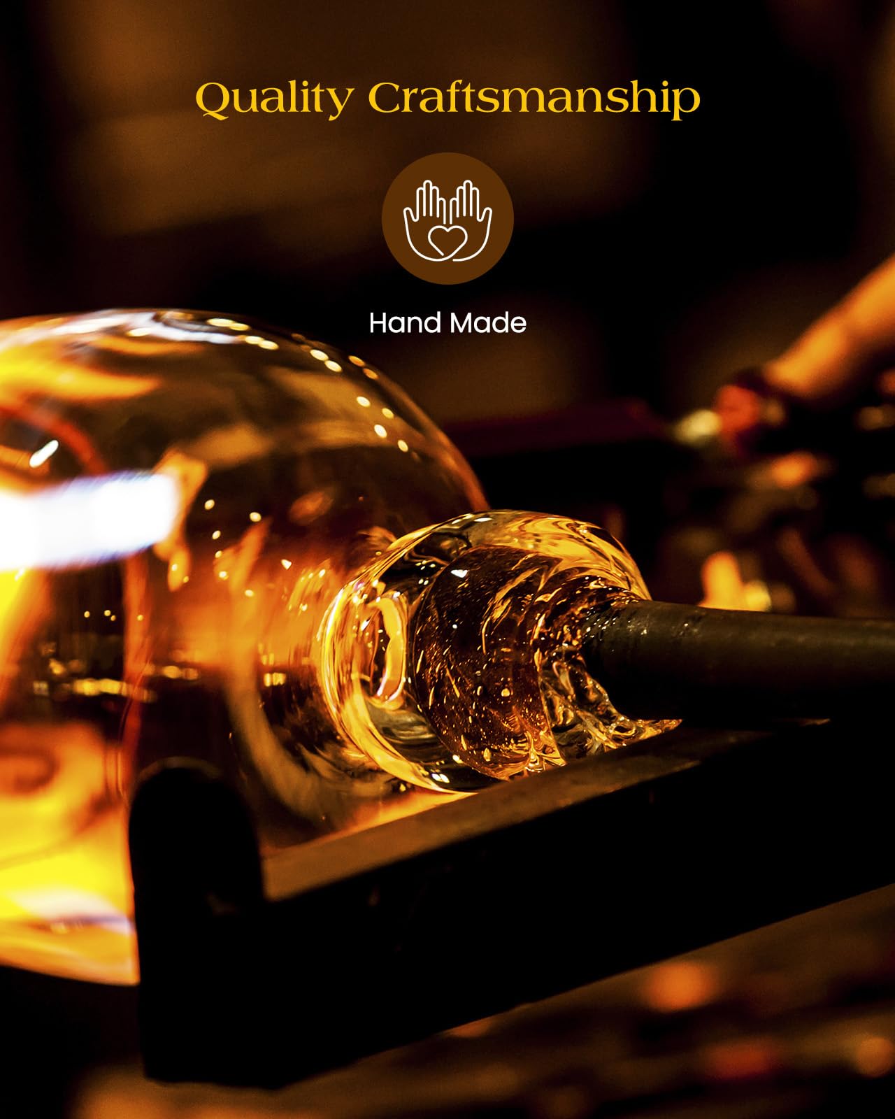 The Wine Things Galaxy decanter helmet-top angle highlights its futuristic silhouette.