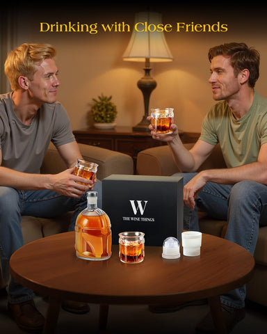 The Wine Things home bar display adds bold style