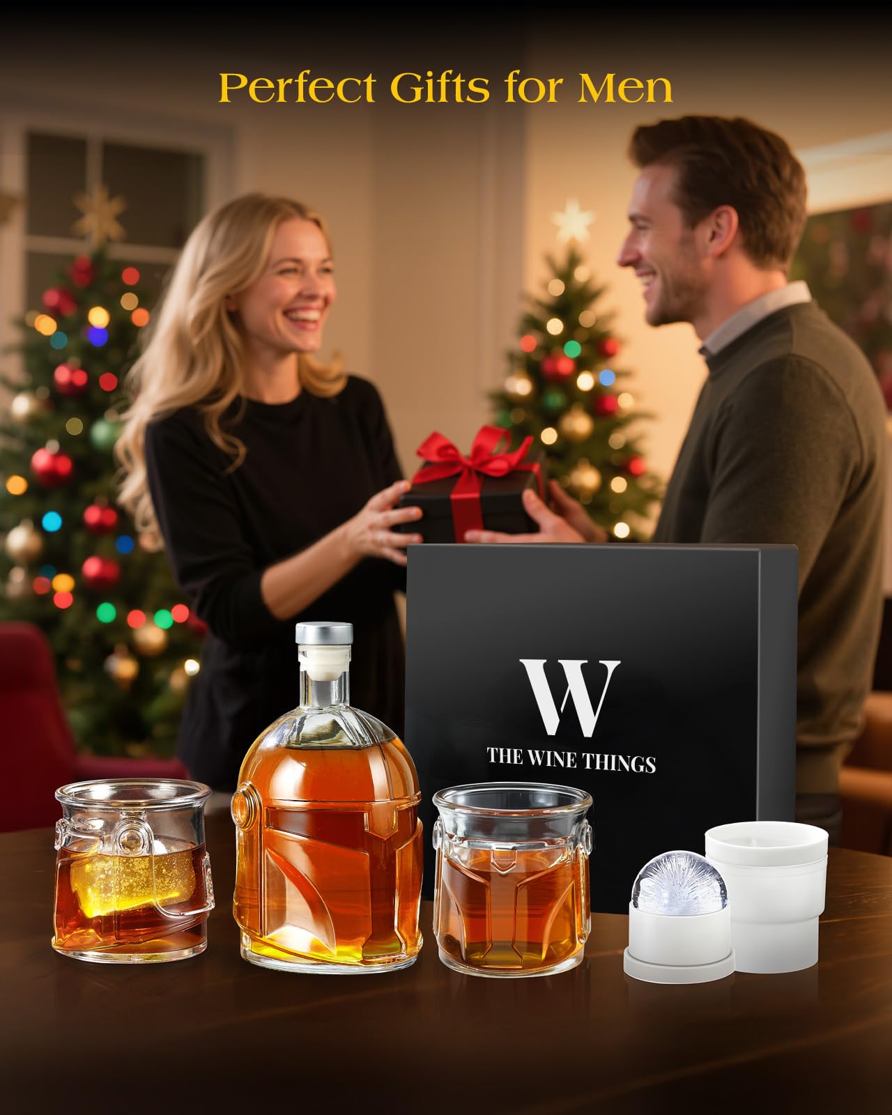 The Wine Things spirit decanter set suits vodka and bourbon