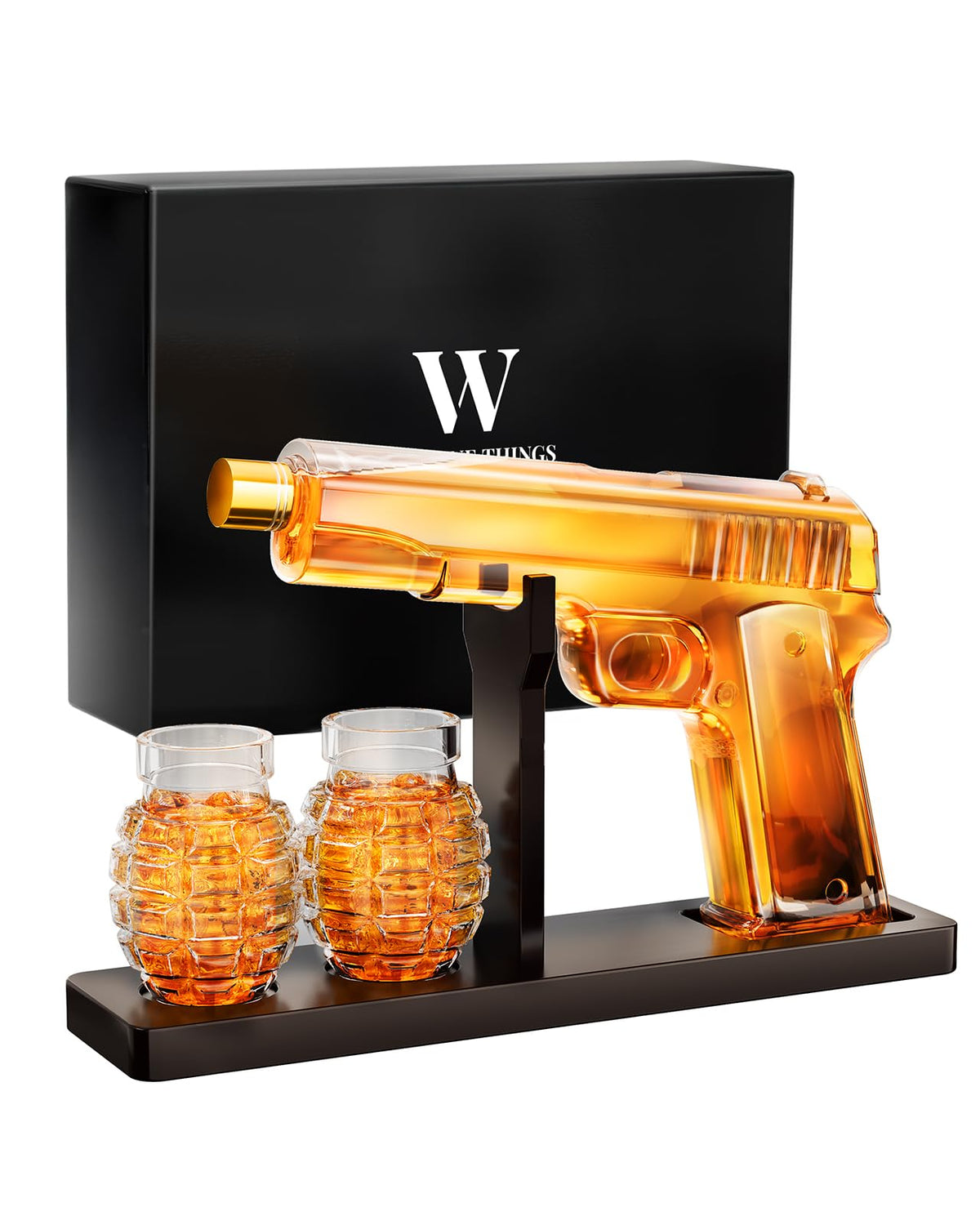 The Wine Things whiskey decanter 300ml with premium stopper for refined serving.