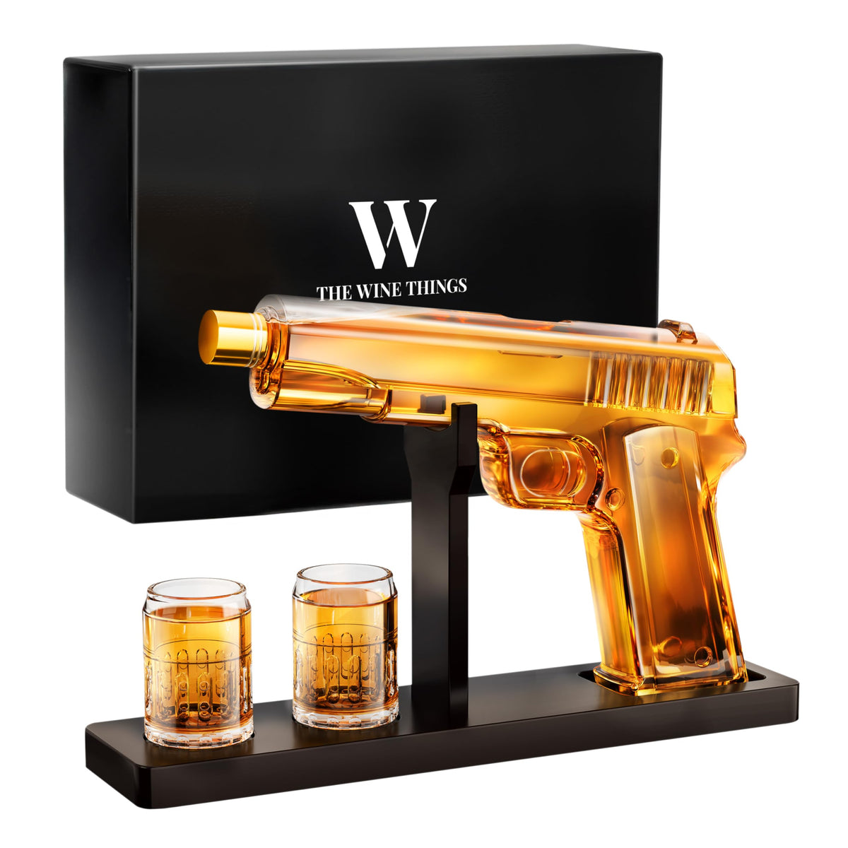 The Wine Things whiskey decanter bottle enhances aroma for refined tasting sessions