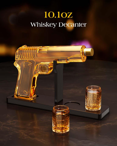 The Wine Things wooden display stand adds sophistication to any bar