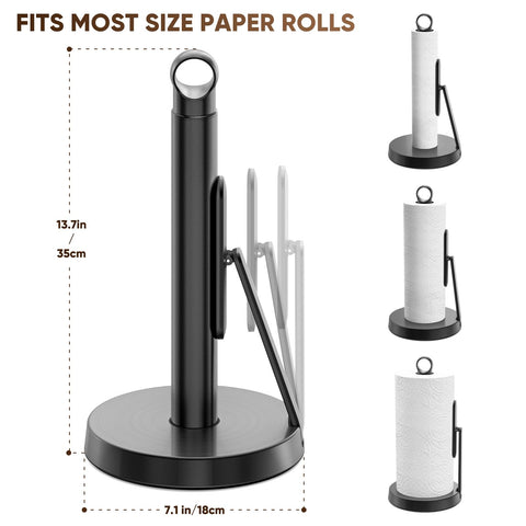 theaoo paper towel holder enabling one-handed tear with steady grip