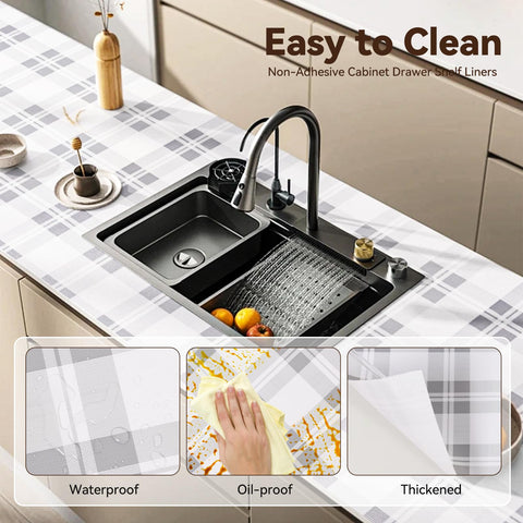 TheBaDaz grid-cut pattern helps precise measuring for a snug fit.
