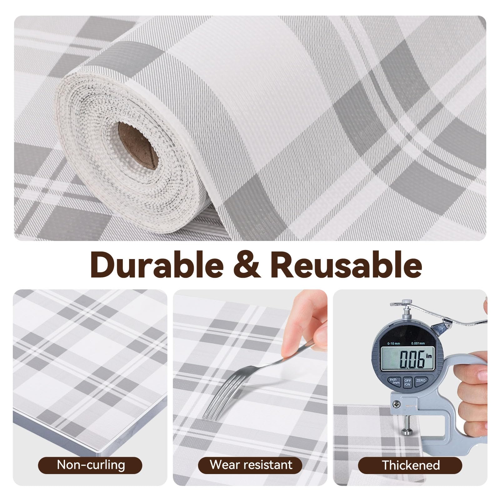 TheBaDaz versatile liner fits pantry shelves, cupboards, and dressers.