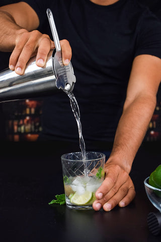 TheBarsentials Conical Fine Mesh Sieve filters tiny bits for pristine cocktails.
