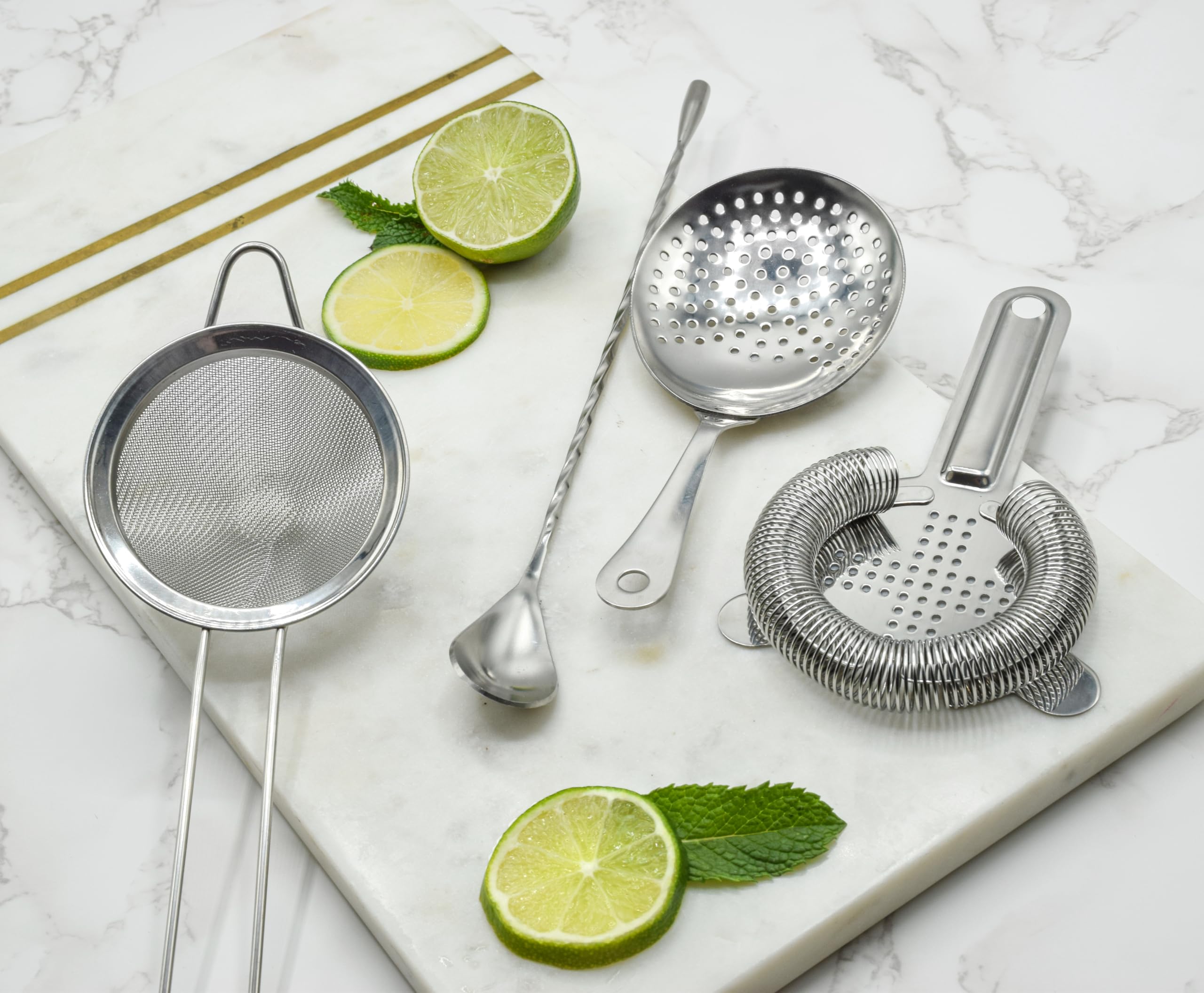 TheBarsentials Dishwasher-safe stainless steel construction simplifies cleanup.