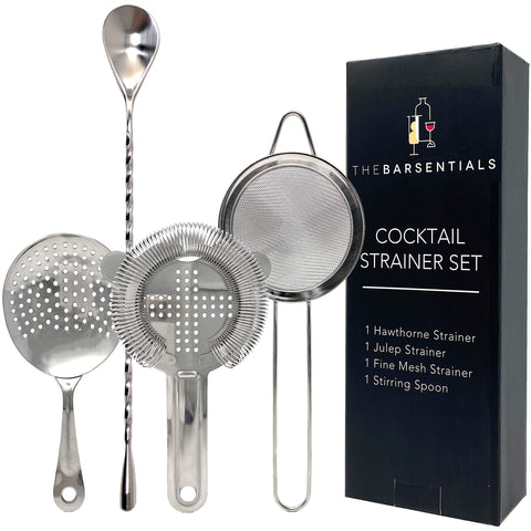 TheBarsentials Hawthorne Strainer with spring for precise filtration in cocktails.