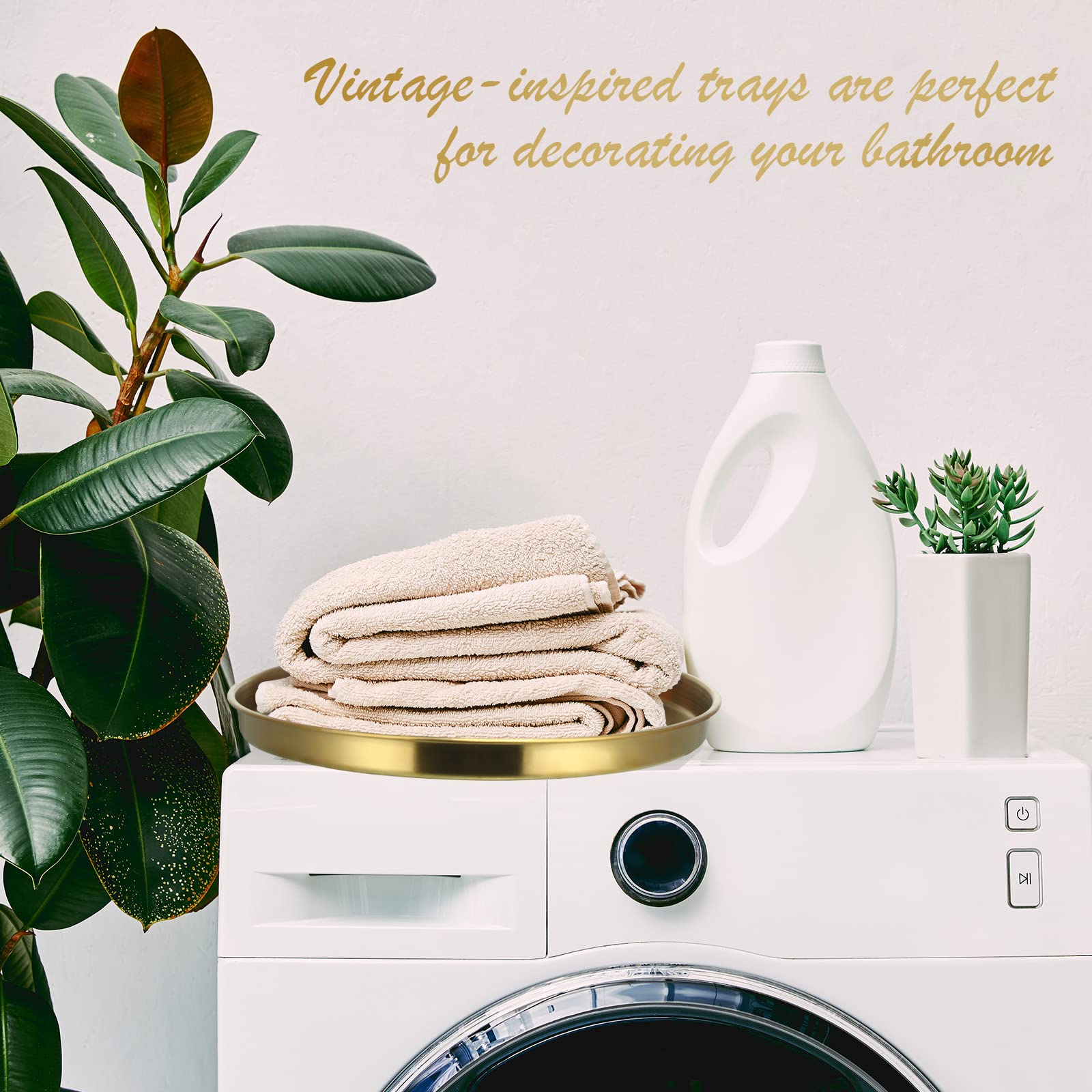 Thenshop vanity and bathroom counter display tray showing tidy arrangement