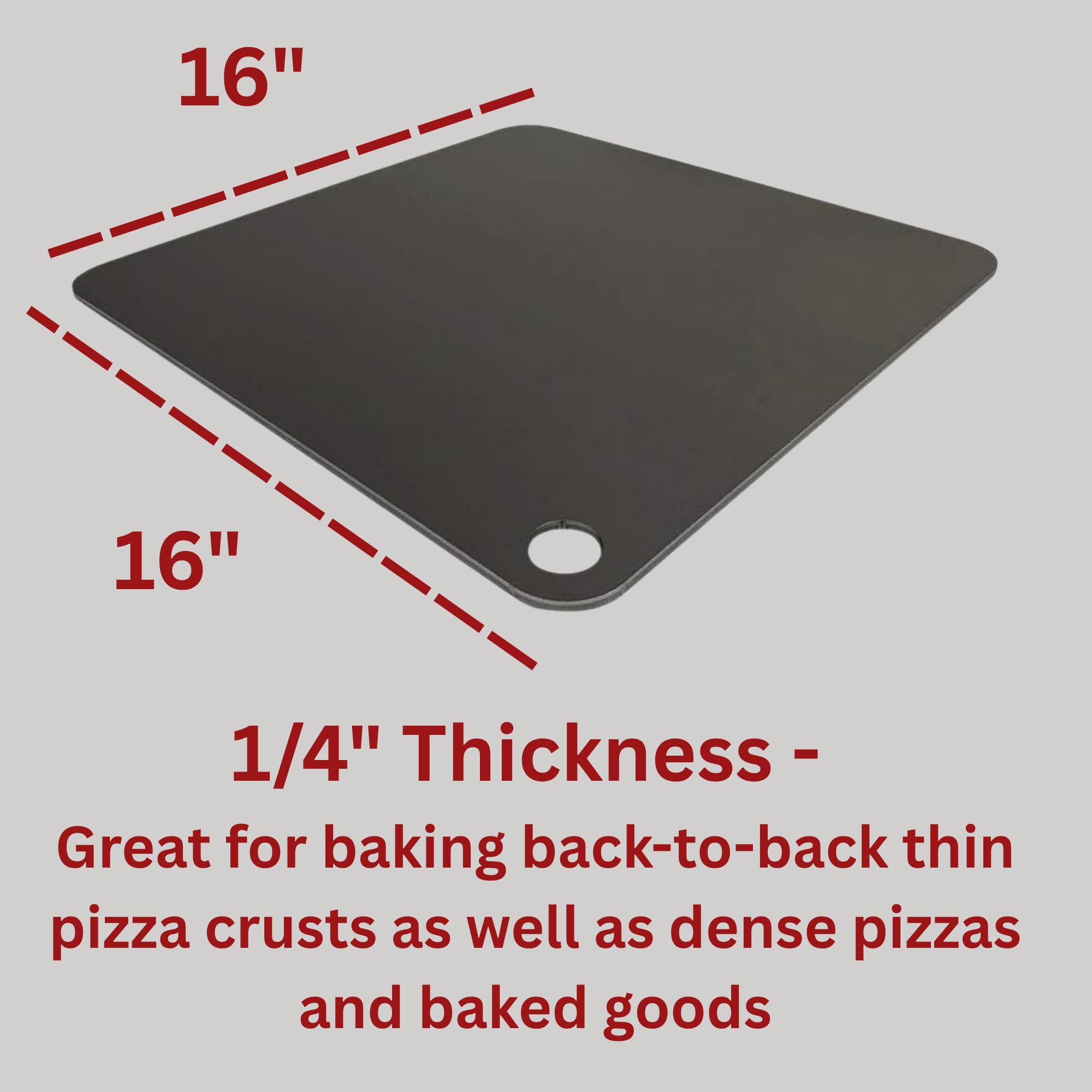 ThermiChef pizza steel on grill captures smoky flavor with quick cooking