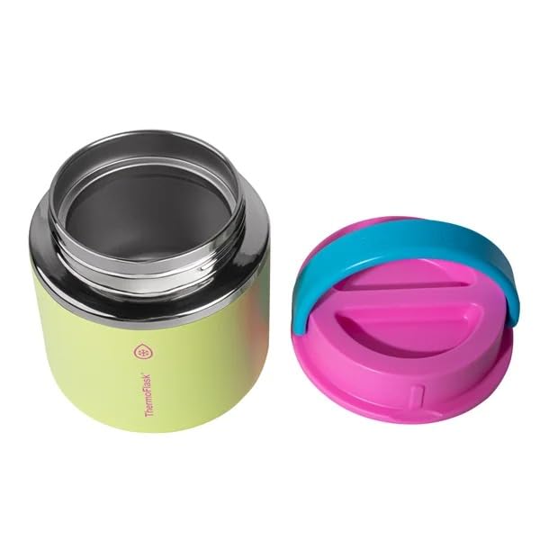 ThermoFlask jar with handle oriented for easy carrying.