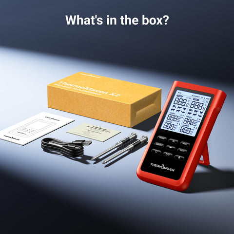 ThermoMaven easy setup with no apps or sign up required.