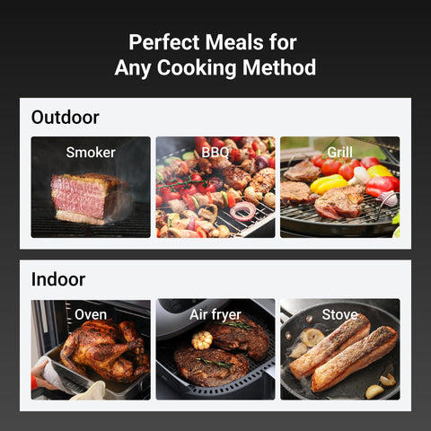 ThermoMaven G1 wifi alerts and tracking support confident grilling sessions.