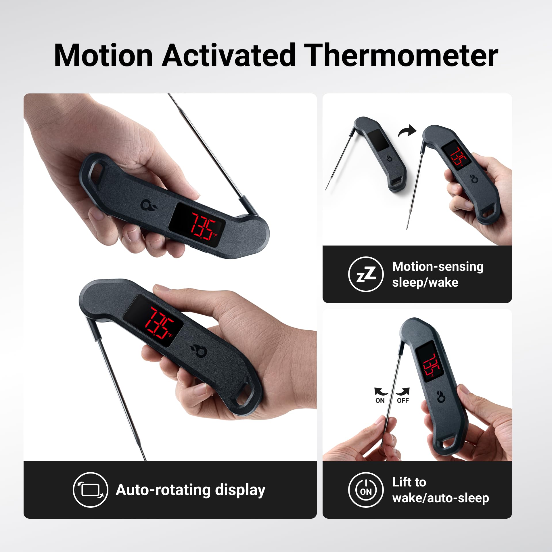 Rugged ThermoMaven grill-ready thermometer withstands outdoor BBQ environments.