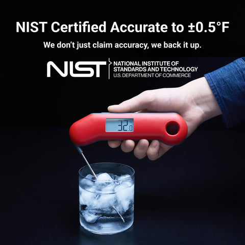 ThermoMaven IP67 waterproof thermometer ready for easy cleaning after grilling