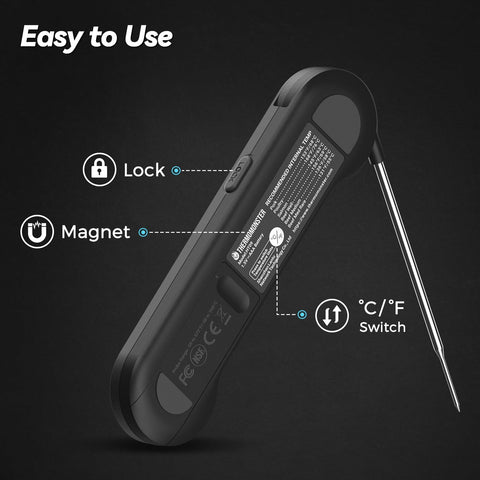 ThermoMonster versatile tool for grilling, baking, and candy making.