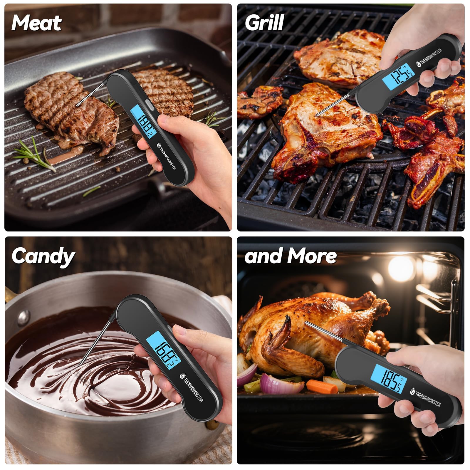 ThermoMonster easy-clean under running water keeps maintenance quick.