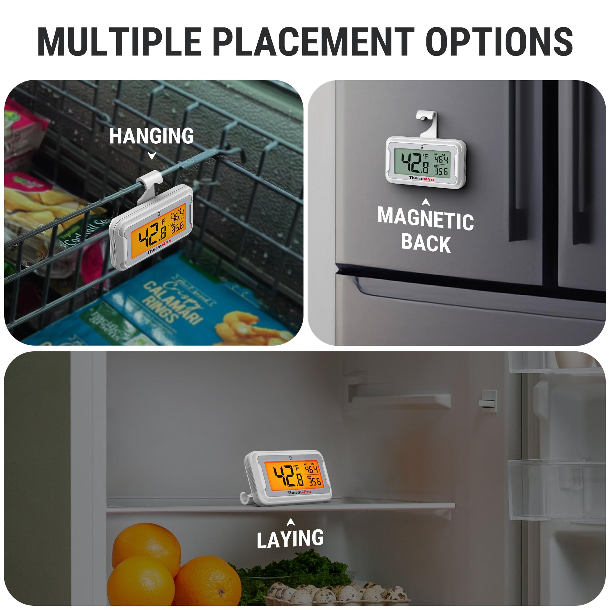 ThermoPro compact two-pack ideal for small fridges and portable use.