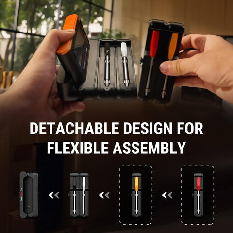 ThermoPro detachable base and booster for flexible charging and setup.