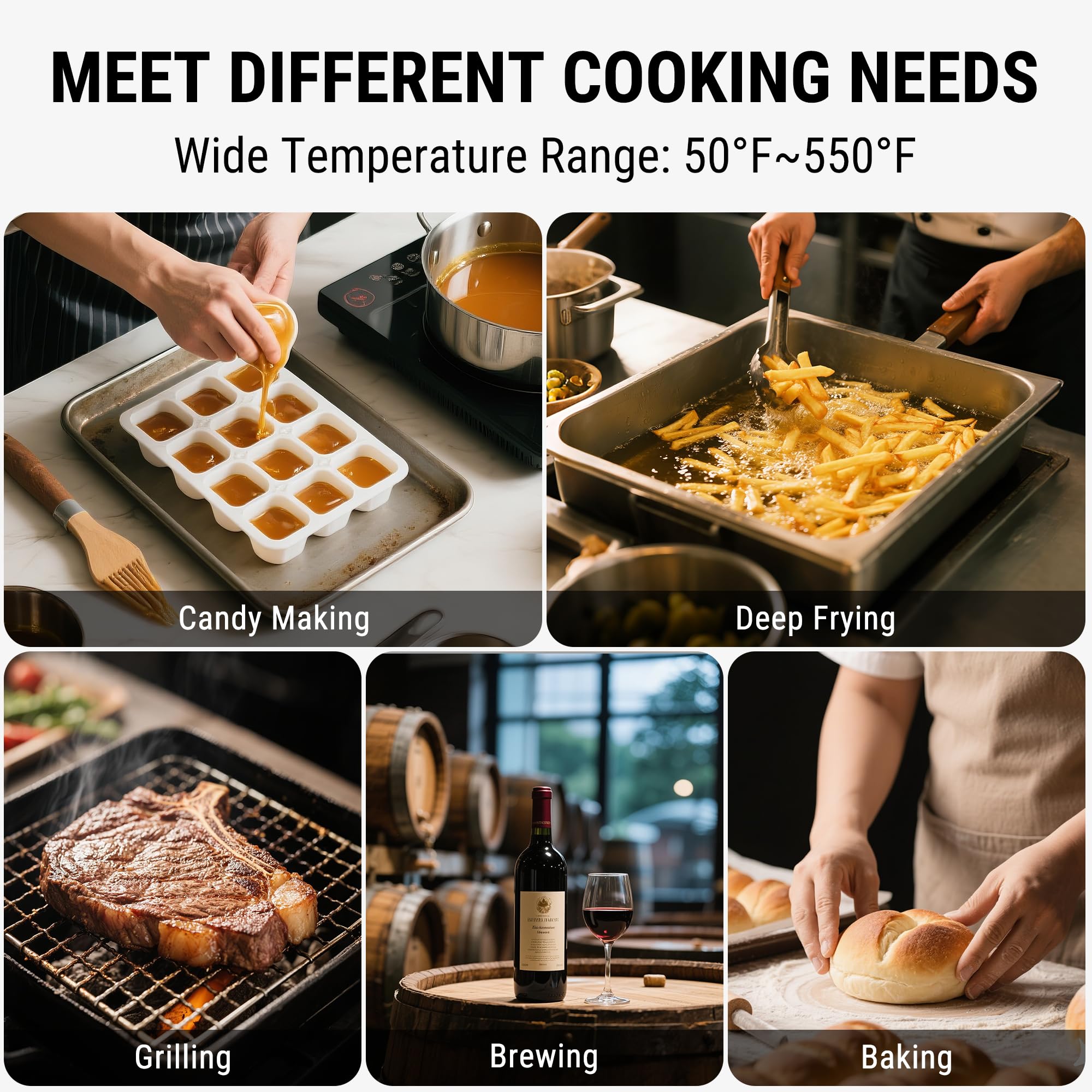 ThermoPro versatile tool for candy, brewing, yogurt, and cheese
