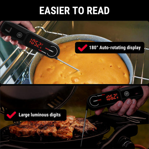 ThermoPro Lightning compact design fits in drawers and on counters.