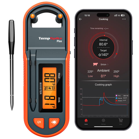 ThermoPro TempSpike 600ft wireless thermometer enables long-range grilling monitoring.