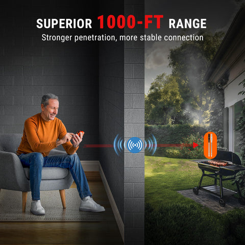 ThermoPro TempSpike color-coded probes for quick meat identification