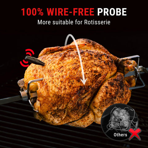 ThermoPro TempSpike wire-free probes for tidy placement and storage