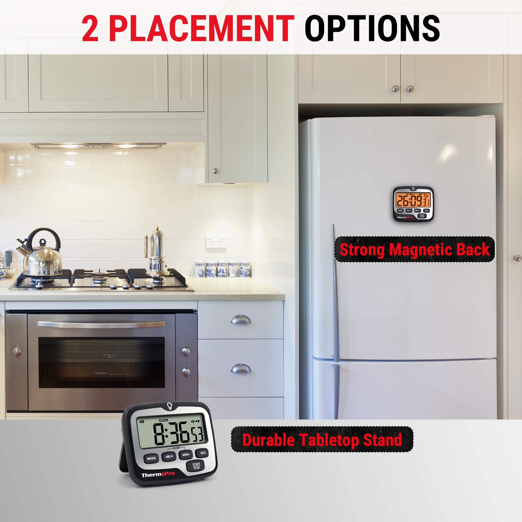 ThermoPro TM01 kid-friendly timer with simple controls for classrooms