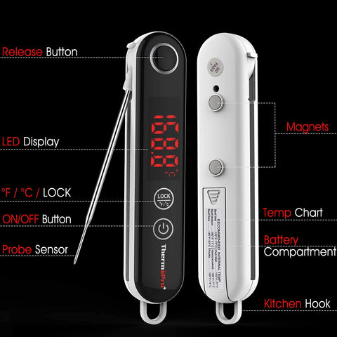 ThermoPro TP18 calibration button maintains accuracy over time