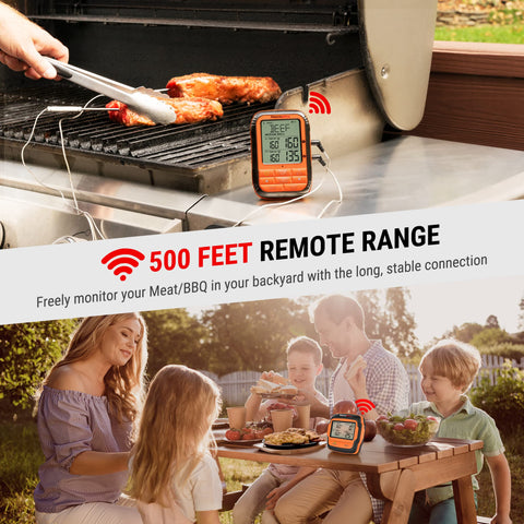 ThermoPro TP28 displays 500ft range in yard cookouts and busy kitchens