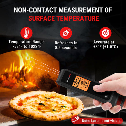 ThermoPro TP420 foldable probe enables easy handling while cooking.