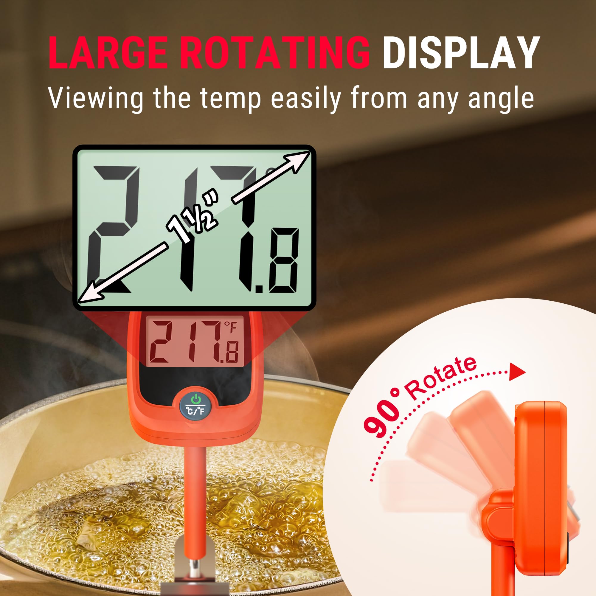 ThermoPro TP509 ideal for candy, syrup, meat, and brewing tasks.