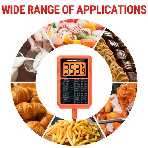 ThermoPro TP510 ideal for candy making and frying oil.