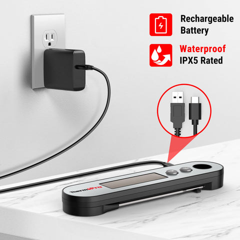 ThermoPro TP610 bottle opener and magnet for easy storage