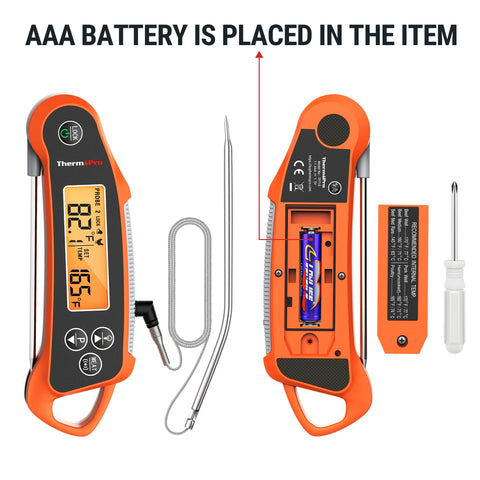 ThermoPro TP710 temperature lock keeps readings steady.