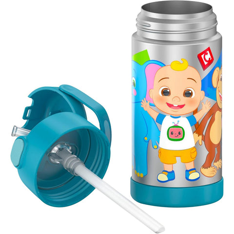 THERMOS FUNTainer 12oz dishwasher-safe bottle simplifies cleaning after activities