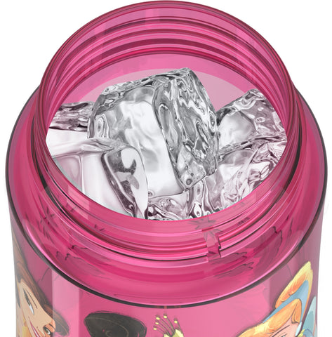 Colorful princess-pattern THERMOS FunTainer bottle invites hydration on the go.